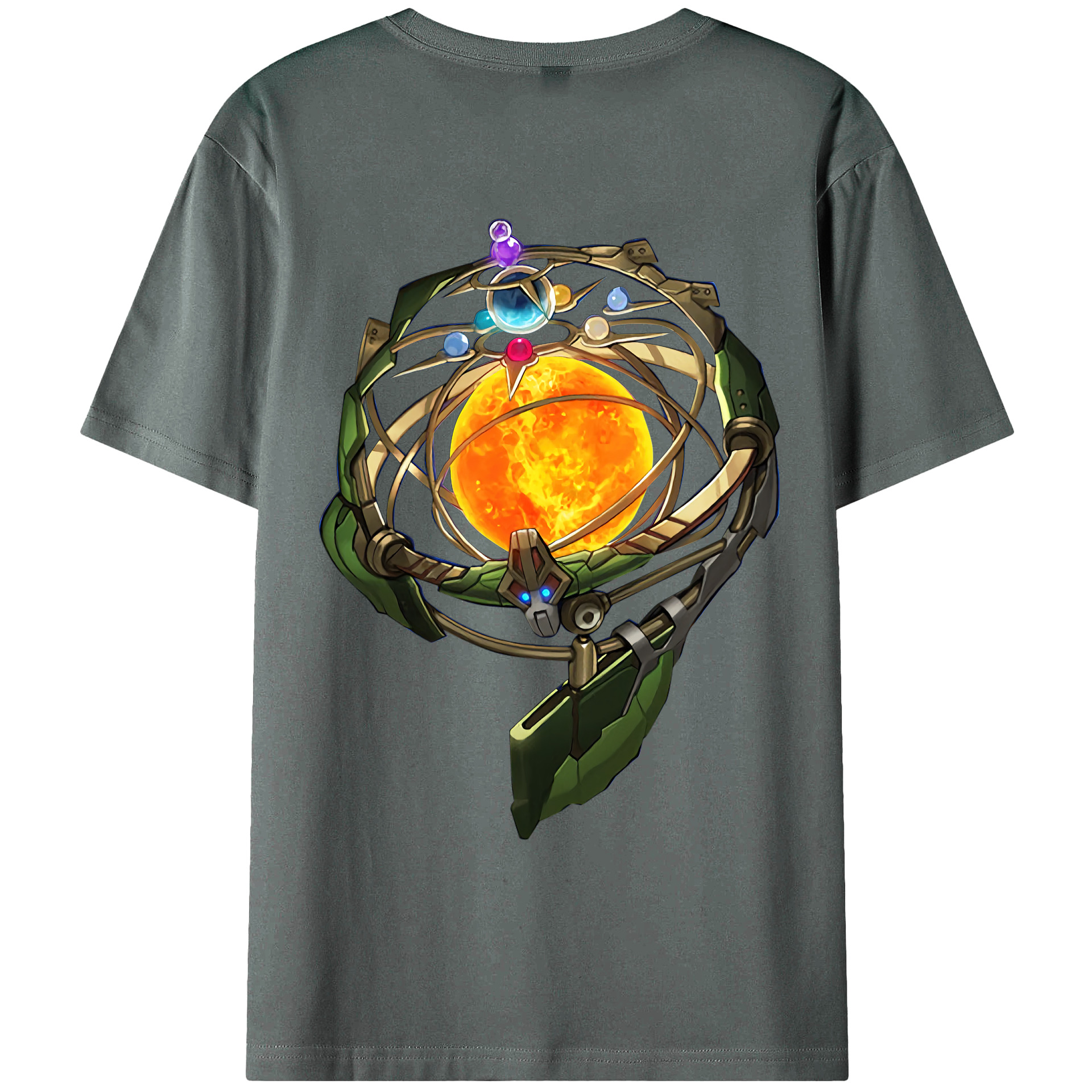 （画像用） 遊☆戯☆王 Yu-Gi-Oh! 綿100％ メンズ半袖Tシャツ（バックプリント） 通気性